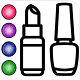Glitter Beauty Coloring Game icon