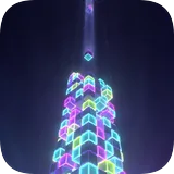 Neon Stack 3D Enhanced icon