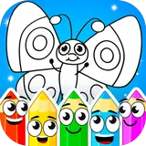 Coloring book icon