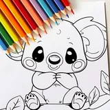 Fun Coloring Book Drawing icon