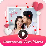 Anniversary Video Maker with Song & Music icon