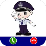 Policia de Niños Llamada Falsa icon
