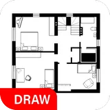 Modern House Design Draw House icon