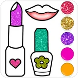 Glitter Beauty Coloring Pages icon