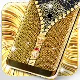 Gold lock screen icon