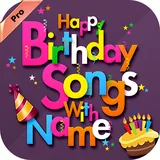 Birthday Song with name icon