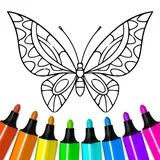 Girls Games Free Coloring icon