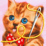 Cross stitch icon