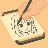 Lightbox draw - tracing paper icon