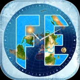 Flat Earth Sun & Moon Clock icon