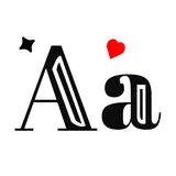 Aa font keyboard icon