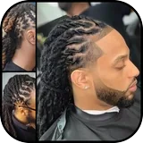 Black Men Dreadlocks Hairstyle icon