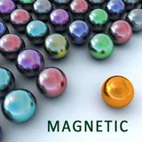 Magnetic balls icon