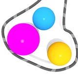 Rope and balls icon