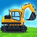 Construction Truck Kids Games icon