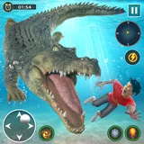 Animal Crocodile Attack Sim icon