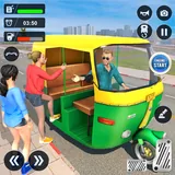 Tuk Tuk Auto Driving Games 3D icon