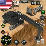 Snow Offroad Construction Game icon