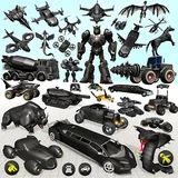 Robot Game Limo Robot Car Game icon