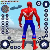 Flying Superhero Robot Games icon