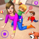 Virtual Mother New Baby Twins Family Simulator icon