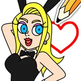 draw-happy-beauty icon