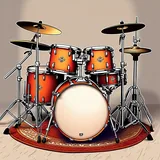 Drum kit icon
