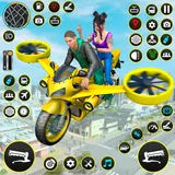 Flying Bike Taxi Rider icon