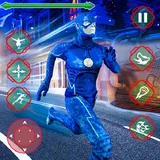Superhero fighting game icon