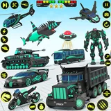Dragon Robot Police Car Games icon