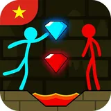 Red & Blue Stickman 2 icon