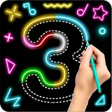 Draw Glow Number icon