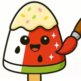 Ice Cream Coloring icon