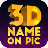 3D Name on Pics icon
