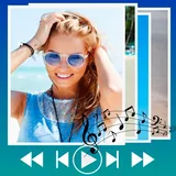 Make slideshow with music icon