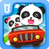 Baby Panda Car Racing icon