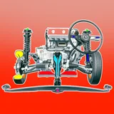 Auto parts. Automotive technologies icon