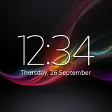 Digital Clock and Weather icon