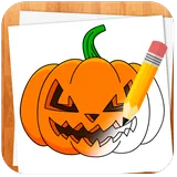 Draw Halloween icon
