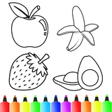 Fruit & Vegetable Coloring icon