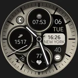 Modern Beige Analog Watch Face icon