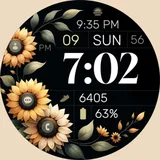 Simple Sunflowers watch face icon