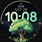 Tree Steps digital watch face icon