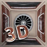 3D Clock Wallpaper and Keyboard icon