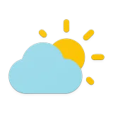 Simple weather & clock widget icon
