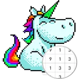 Unicorn Art Pixel icon