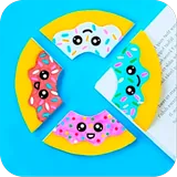 How to make school supplies step by step icon