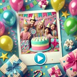 Birthday Video Maker 2026 icon