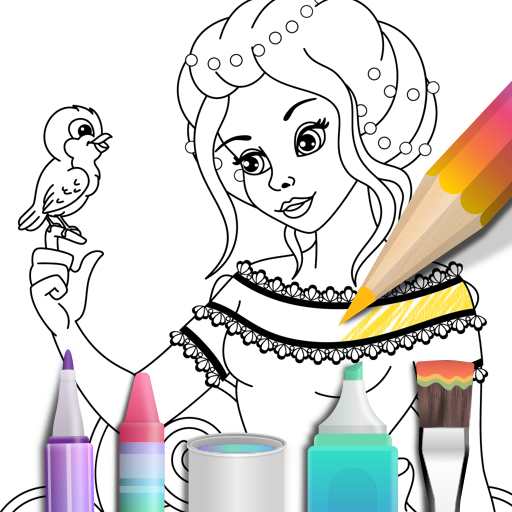 Princess Coloring icon