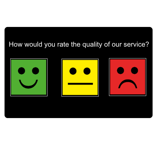 Satisfaction survey icon